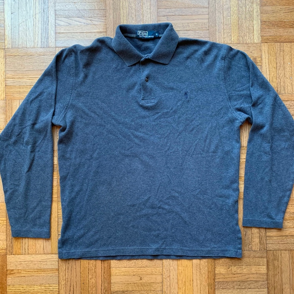 Men's Polo by Ralph Lauren Long Sleeve Polo, M